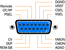 An illustration of mPower analog interface pinout.
