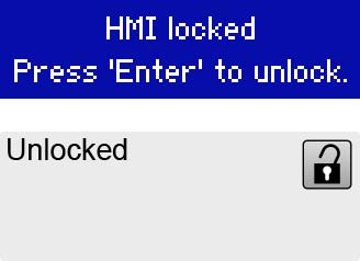 Cropped views of the user controls showing that access is locked.