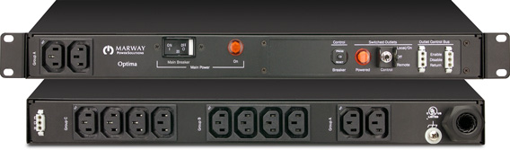 One of Marway's Optima 520 non-networked single-phase PDUs.