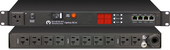 One of Marway's Optima 820 intelligent single-phase PDUs.