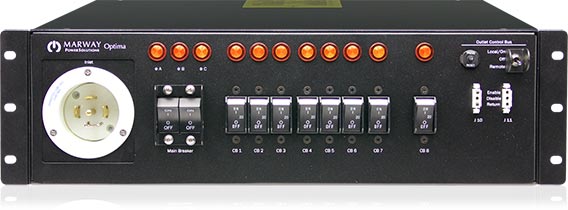 A photo of an Optima 533 smart PDU.