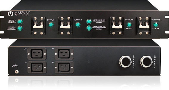 A photo of a Marway  TwinPower auto transfer switch product.