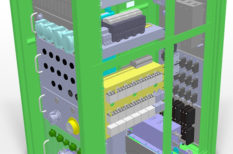 A 3D rendering of a PowerPlus project design.